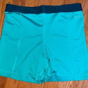 Nike womens pro compression shorts